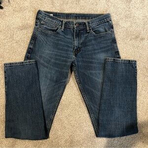 Unisex Levi’s 511 style medium wash jeans black label and red tab 32 x 34